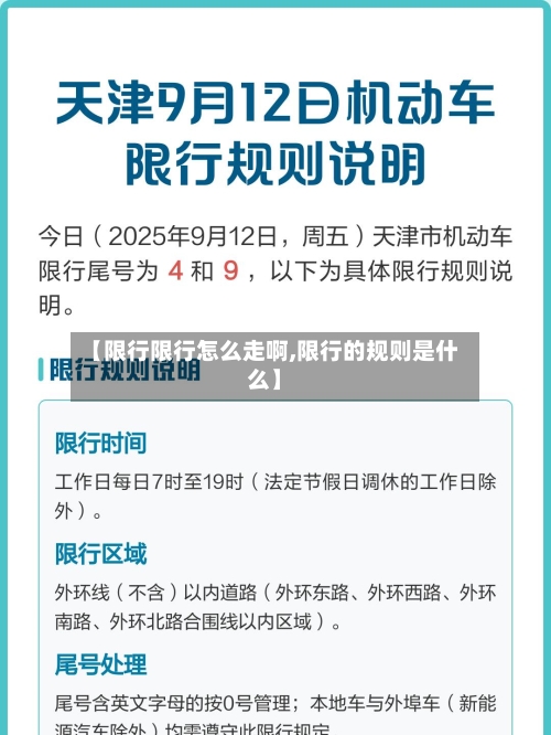 【限行限行怎么走啊,限行的规则是什么】