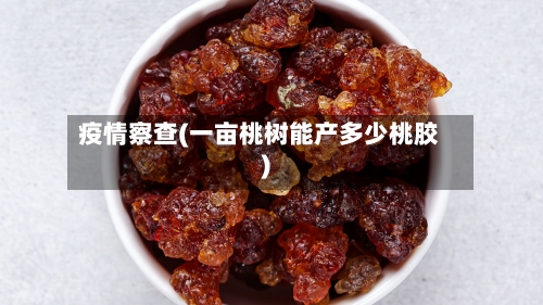 疫情察查(一亩桃树能产多少桃胶)-第3张图片