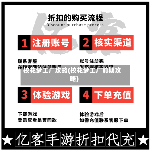 校花梦工厂攻略(校花梦工厂前期攻略)