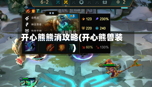 开心熊熊消攻略(开心熊兽装)