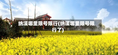 纳溪哪里限号限行(纳溪哪里限号限行了)-第2张图片