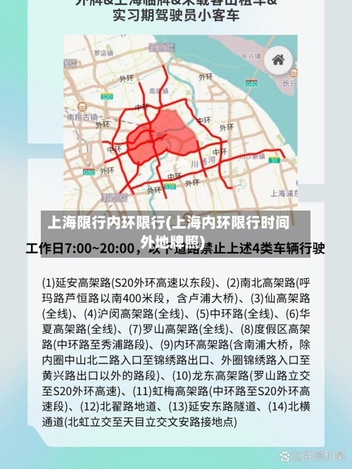上海限行内环限行(上海内环限行时间外地牌照)-第3张图片